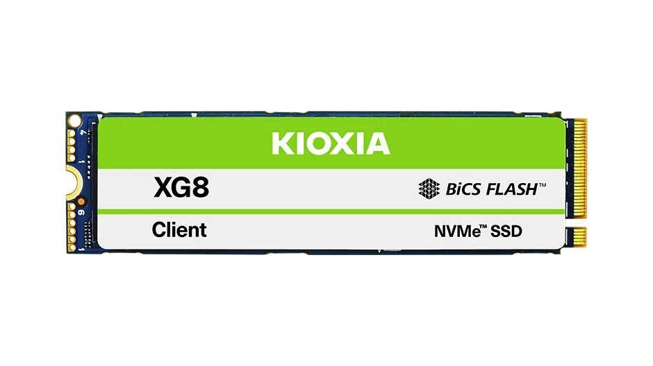 Kioxia SSD XG8 512GB M.2 (22x80) NVMe Client SSD DWPD <1 | KXG80ZNV512G
