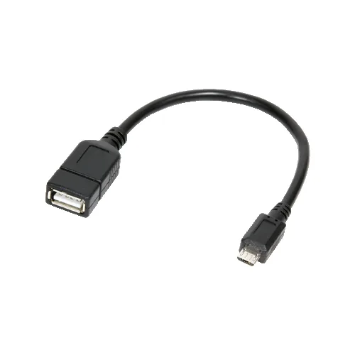 LogiLink AA0035 USB cable USB 2.0 0.2 m Micro-USB B USB A 0.48 Gbit/s Black