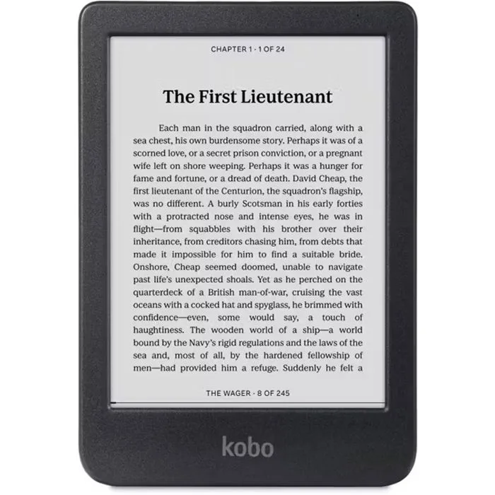 E-Book Reader Kobo Clara BW, 6" Touch, 16GB, WiFi, black
