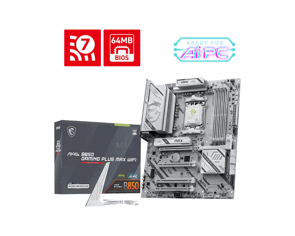 MSI MAG B850 GAMING PLUS MAX WIFI, osnovna plošča