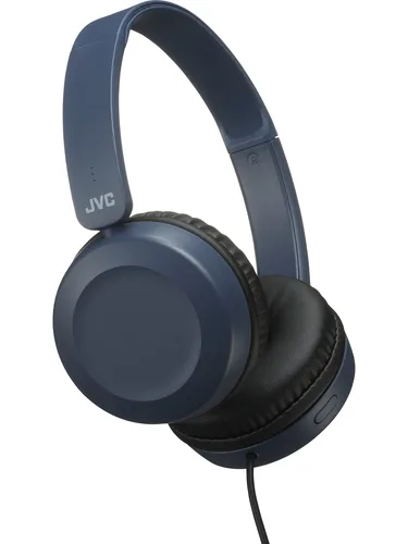 JVC Powerful Sound Wired On Ear Blue