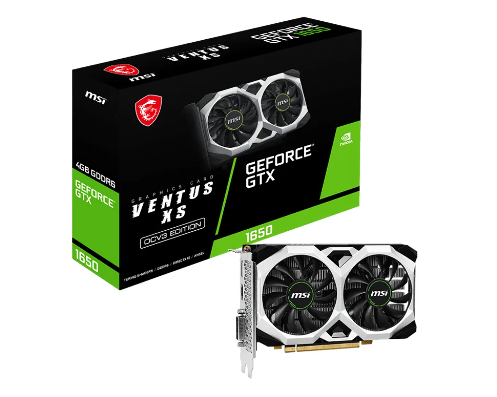 GeForce GTX 1650 D6 VENTUS XS OCV3
