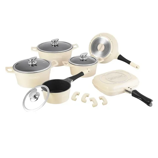 Don’t Miss Out ROYALTYLINE ES1015M-BG 6pc Set Cast Aluminum Cookware