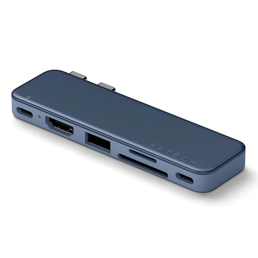 Satechi USB-C Snap Hub 6-en-1 - Indigo