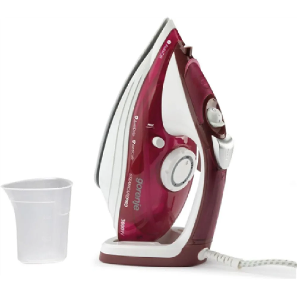 Gorenje SIH3000RBC Steam iron Ceramic soleplate 3000 W Red