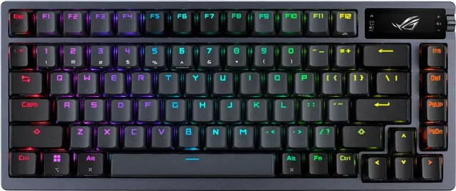 ASUS ROG Azoth keyboard Gaming USB + RF Wireless + Bluetooth Black
