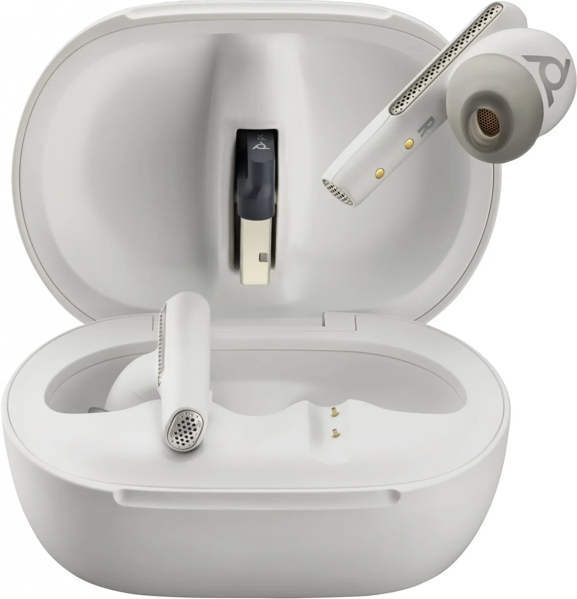HP Poly Poly Voyager Free 60+ UC M White Sand Earbuds +BT700 USB-C
