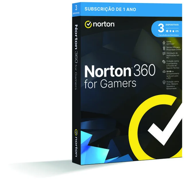 Norton 360 For Gamers 50GB (1 User / 3 Device / 1 Ano)