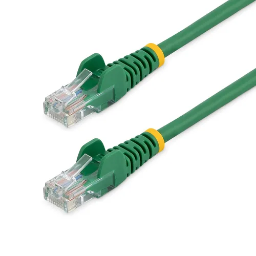 Cat5e Ethernet Patch Cable with Snagless RJ45 Connectors - 0.5 m, Green
