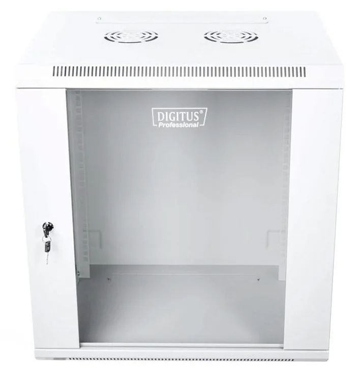 Digitus DN-W19 12U/450 rack Nástenný regál Šedá