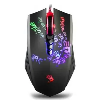 A4tech BLOODY A60 Blazing / herní myš / 6200DPI V-Track / 160KB paměť / USB / CORE 3
