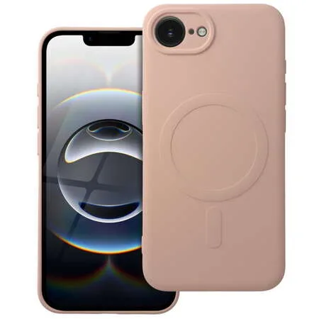 Husa OEM Apple iPhone 17e / 16e Silicone Mag Roz