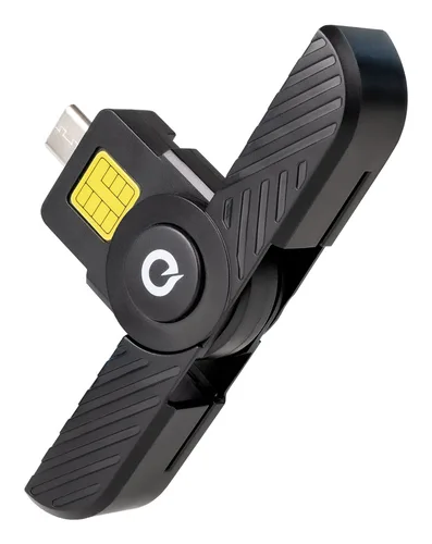 TooQ TQR-3011B smart card reader USB Type-C Black