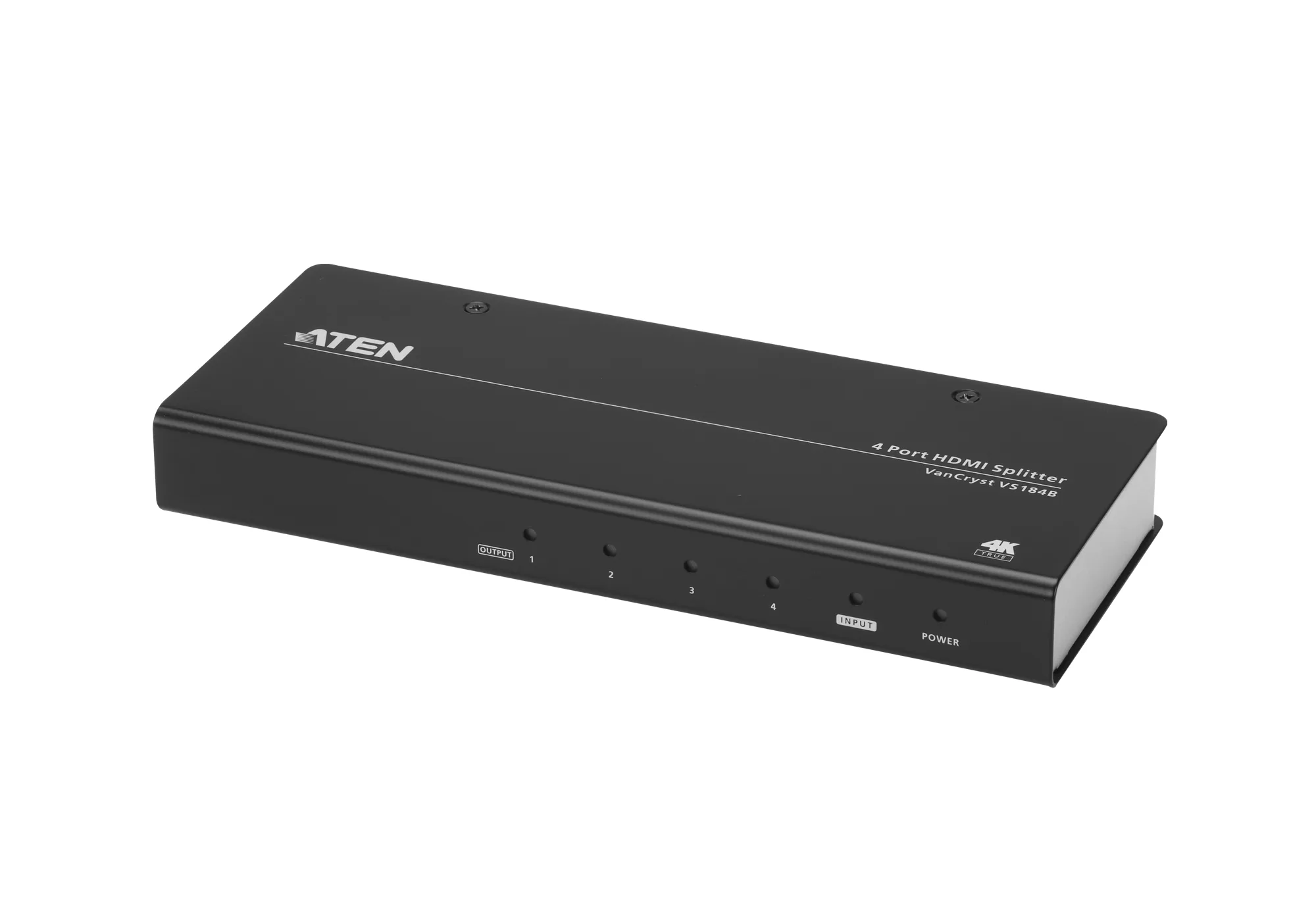 4-Port True 4K at 60Hz (4:4:4), HDMI Splitter