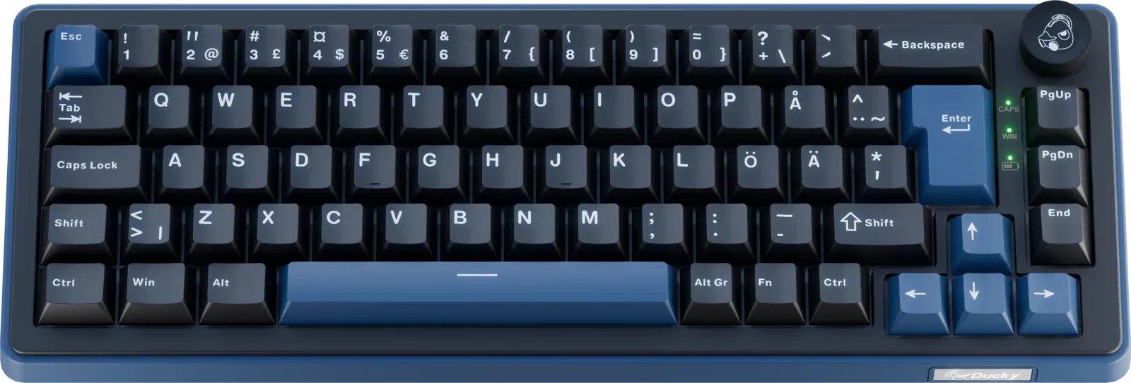 Ducky OK-M 65 Black 65% KTT Tactile