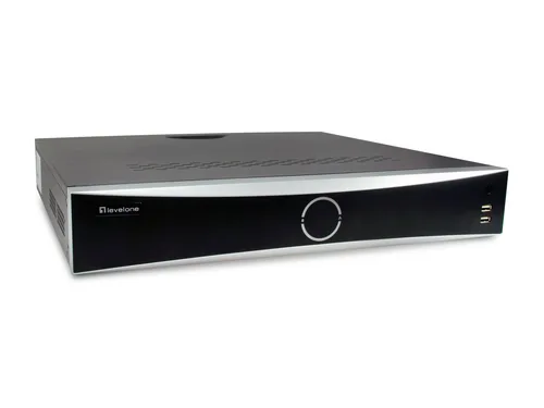 LevelOne NVR-0411 network video recorder Black, Grey