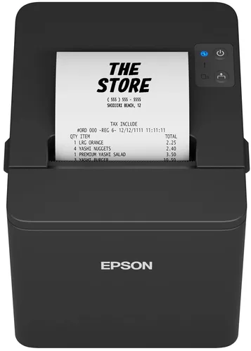 Epson TM-T20IV(102):USB+Serial+Ether, PS, Blk, EU, RS-232