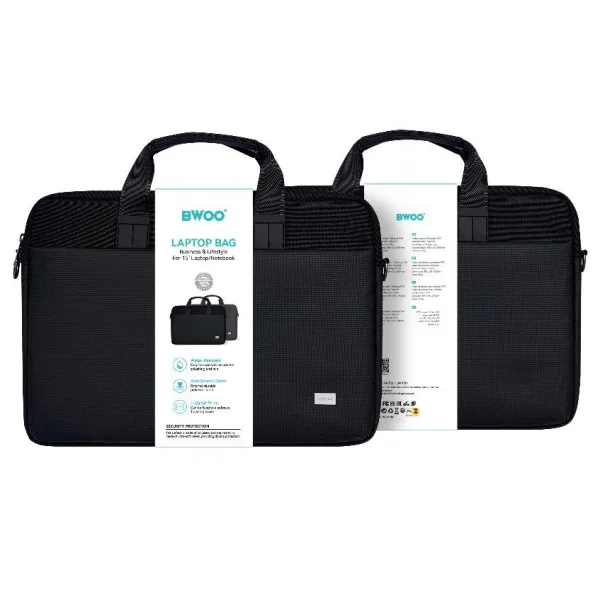 BWOO 11.6 inch Nylon Laptop Case Black