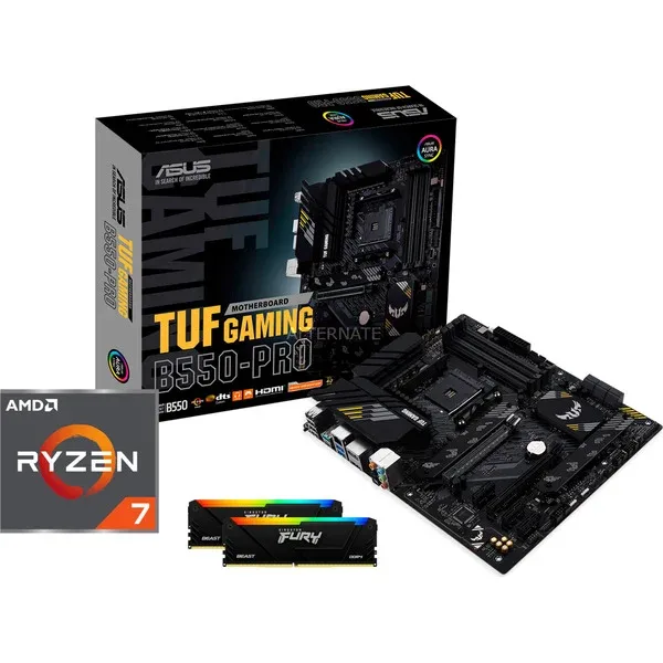 Upgrade Kit TUF GAMING B550-PRO + Ryzen 7 5700G + 32 GB