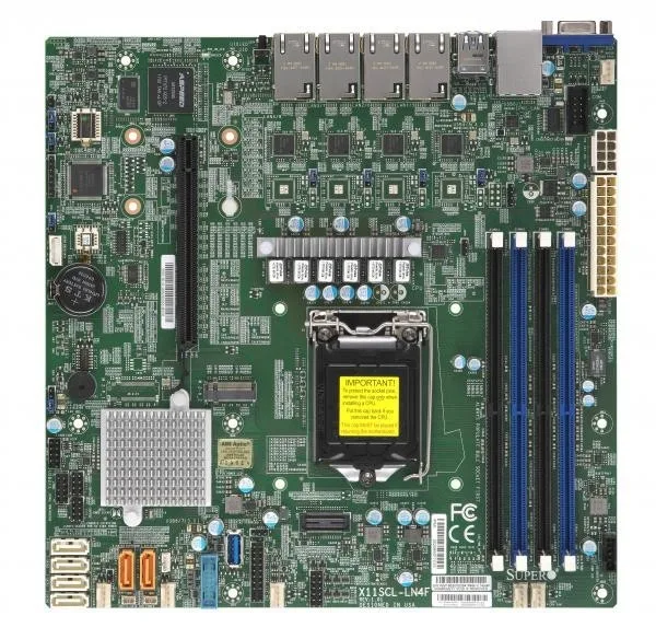 SUPERMICRO Server board MBD-X11SCL-LN4F-O BOX