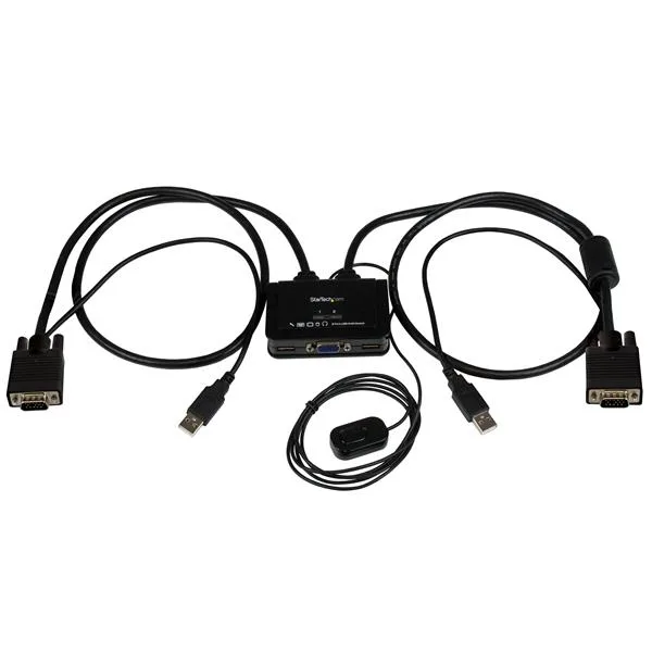 StarTech.com 2 Port VGA USB KVM Switch Kabel - VGA KVM