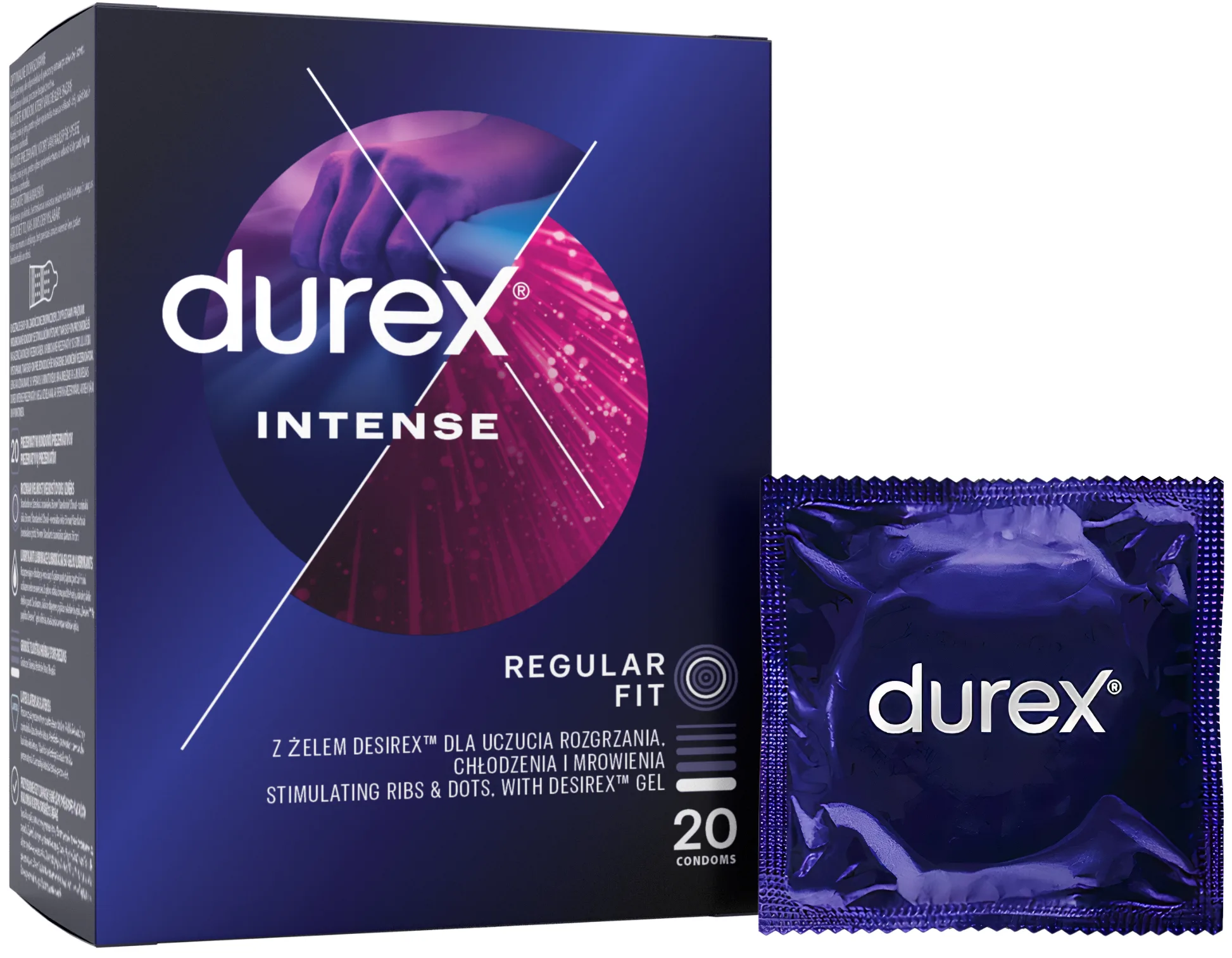 Durex Intense kondomy 20 ks