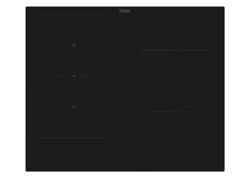 Haier HAIF64IRB1S Black Built-in 60 cm Zone induction hob 4 zone(s)