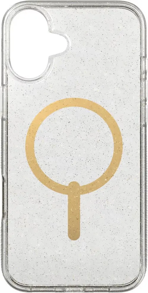 Zagg Milan Snap case iPhone 16 Plus Gold sparkle