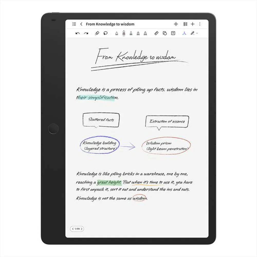 TCL - Tablet TAB A1 PLUS NXTPAPER T-PEN+FLIPCASE-SPACE BLUE
