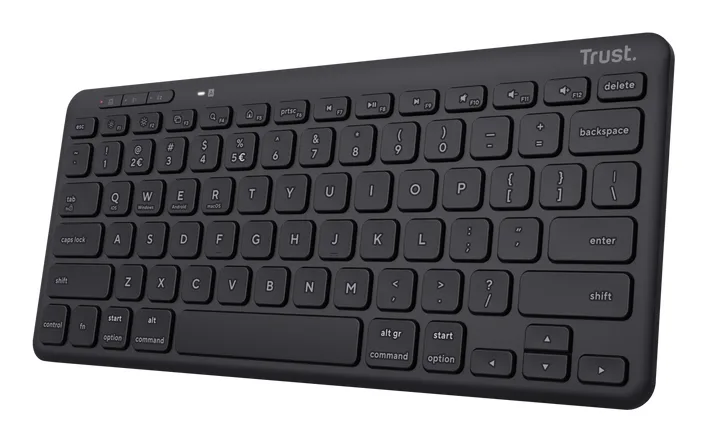Trust Lyra keyboard Universal RF Wireless + Bluetooth QWERTY US English Black