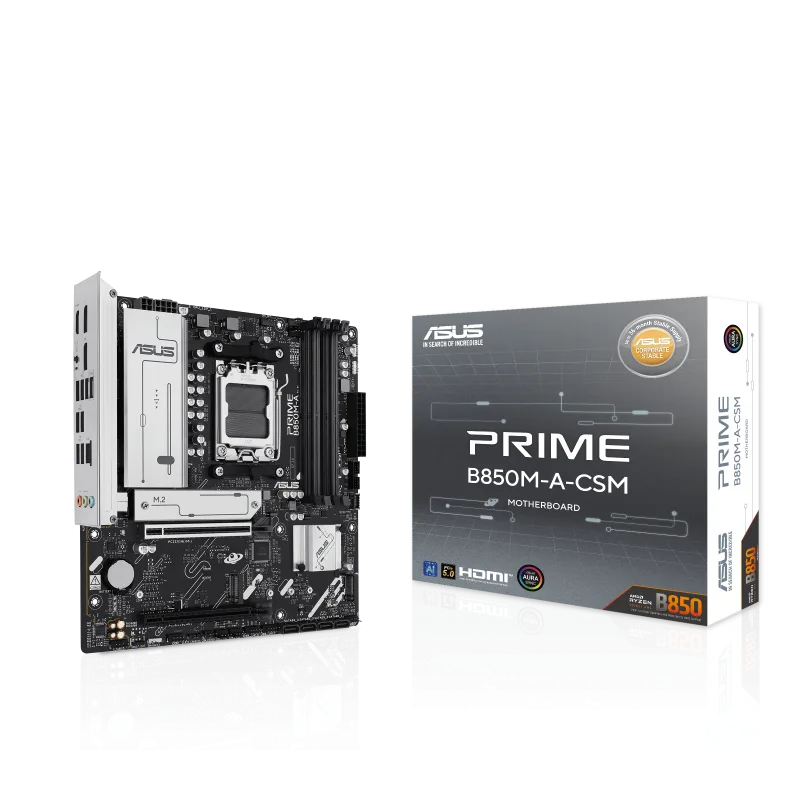 ASUS PRIME B850M-A-CSM AMD B850 Socket AM5 micro ATX