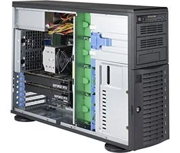 Supermicro SYS-5049A-T sistem barebone Negru LGA 3647 (Socket P)