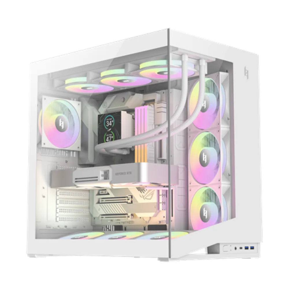 Gamemax Case, NEX C56 WH, ATX