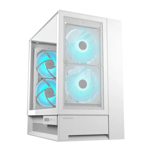 COUGAR Midi Tower Case OmnyX, ARGB, White