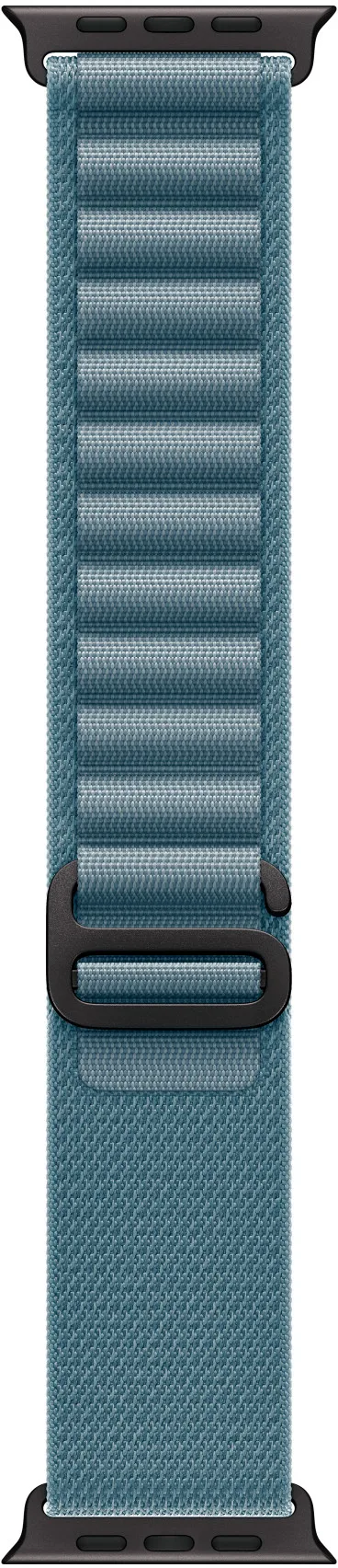 Apple Watch 49mm Light Blue Alpine Loop Small - Black Titanium Finish