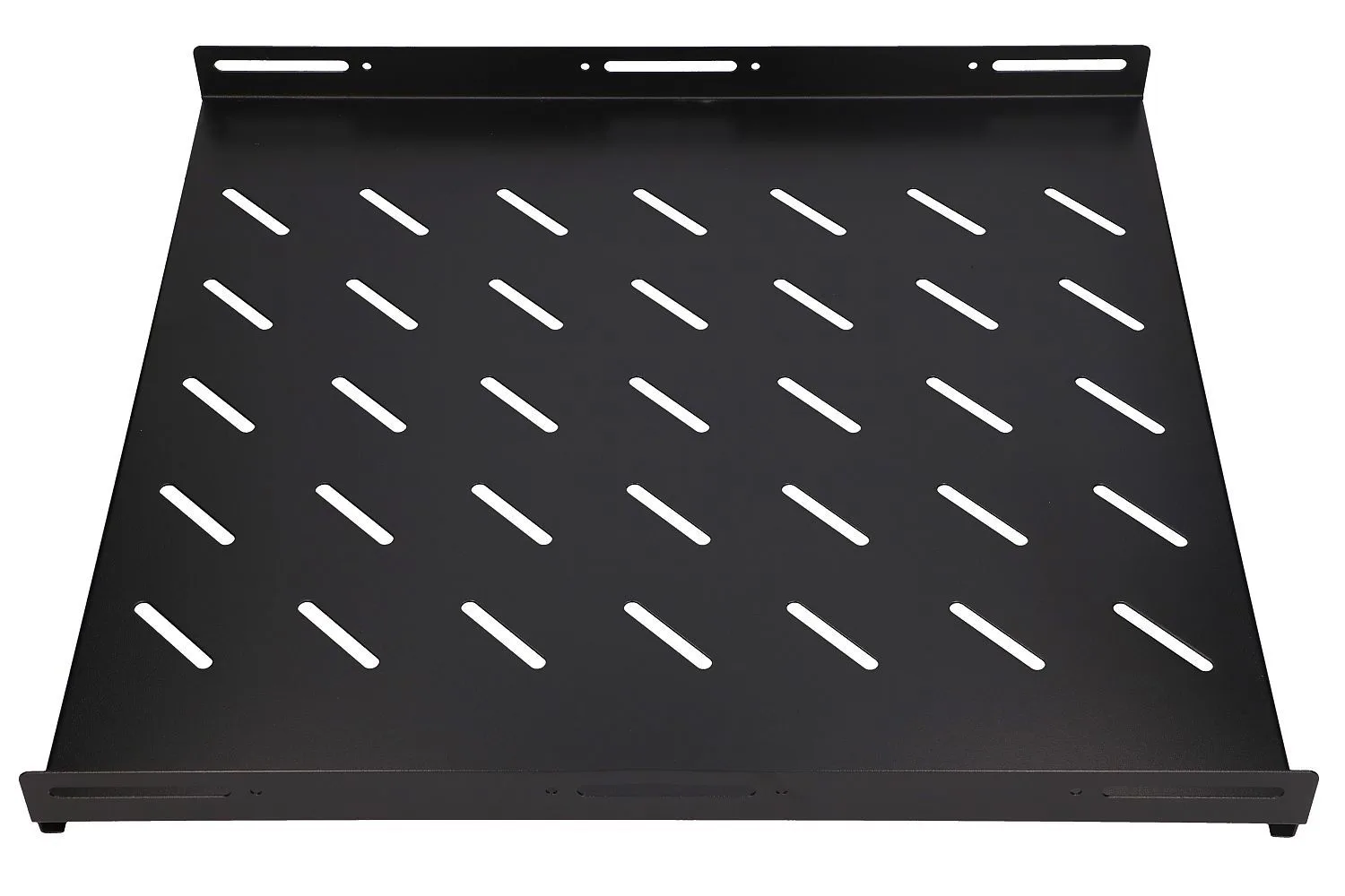 Extralink FIXED SHELF FOR 800MM DEPTH CABINET,19" 500MMX1U, BLACK Polica pre rack
